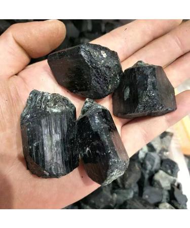 Natural Crystal Rough 4pcs Natural Black Tourmaline Crystal Rough Rock Sample raw Stone Sample - Buy Online on GoSupps.com
