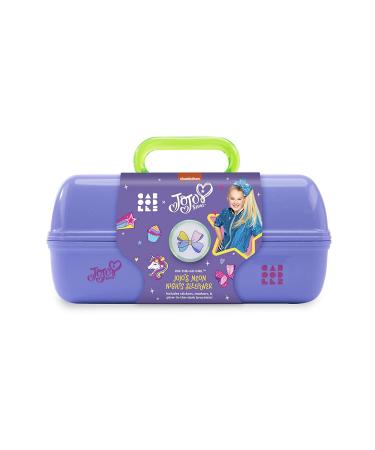 Caboodles Jojo Siwa Neon Lights Cosmetic Organizer - On-the-Go Make-up Case with Stickers & Glow Bracelets - Buy Online on GoSupps.com