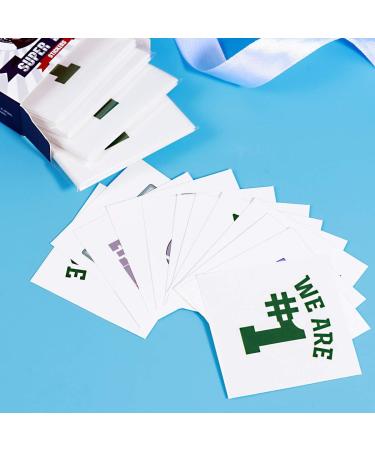 LUOEM Football Face Tattoos - 72 Pcs Temporary Body Stickers for Sports Events and Parties - Buy Online on GoSupps.com