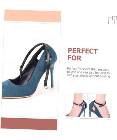 6 Sets High Heels Anti-Drop Heel Straps - Non-Slip Ankle Shoelaces & Adhesive Heel Pads for Secure Fit - Buy Online on GoSupps.com
