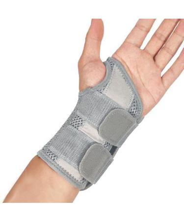 Wrist Brace Carpal Tunnel Wrist Brace Wrist Sleep Supports Splints Arm Stabilizer Compression For Weightlifting Adjustable Night Wrist Support Brace Gray left hand