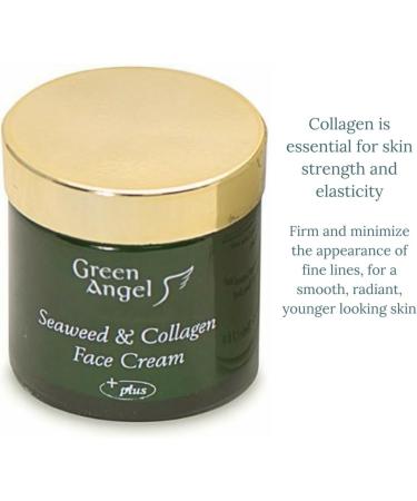Green Angel Seaweed & Collagen Face Cream (50ml) - Hydrating Anti-Aging Moisturizer | Shop Internationally at YourStoreName - Buy Online on GoSupps.com