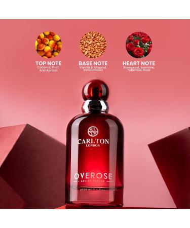 Ckerlton London Women OveRose Edp Liquid Perfume With Vanilla Rose And Sandalwood -100Ml | Enchanting Floral & Sweet Long Lasting Fragrance Scent - Buy Online on GoSupps.com