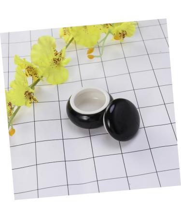 WOFASHPURET Face Cream Jar Buffet Jars Glass Ceramic Mini Jar Containers for Food Terrarium Glass Containers Cream Jars with Lids Cosmetic Jars with Lids Storage Can Vintage Sealed Jar Travel medium Black - Buy Online on GoSupps.com