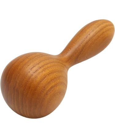 Essential Oil Back Massage Device - Wooden Hammer Spa Massage Stick for Meridian Scraping & Relaxation Therapy - Buy Online on GoSupps.com