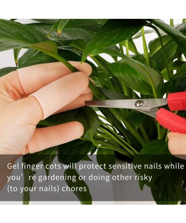 20 Pack Gel Finger Cots Finger Protector Support New Material Finger Gloves Finger Cots to Protect Crack Peel Finger and Other Finger Pain - Buy Online on GoSupps.com