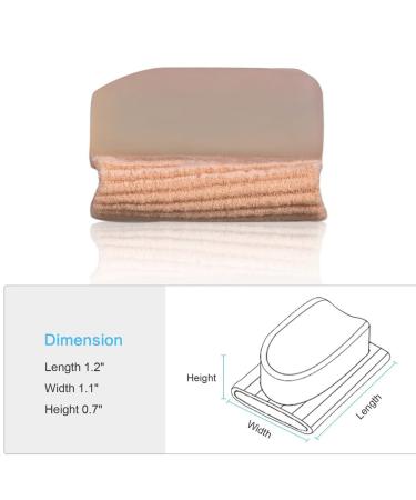 Bunion Corrector & Toe Straightener with Gel Pads | Orthopedic Big Toe Separators & Splint Protector Set | Bunion Pain Relief Sleeves - 1 Pair - Buy Online on GoSupps.com