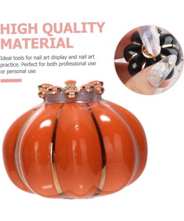 minkissy 6 Sets Nail Holder Fingernail Display Stand Manicure Practice Bracket Magnetic Base Nail Tip Stand Pumpkin Magnetic Mount Tool Stand Manicure Practice Holder Metal Alloy Pedicure - Buy Online on GoSupps.com