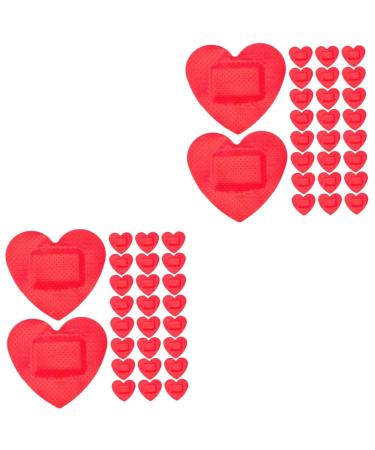 Yardwe 200 Pcs Heart Shaped Dressing Protection Patches for Kids Patch Patches Small Patches Stickers Waterproof Bulk Child
