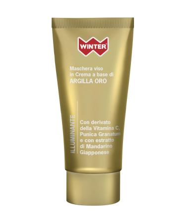 Winter Mask with Gold Clay Illuminating