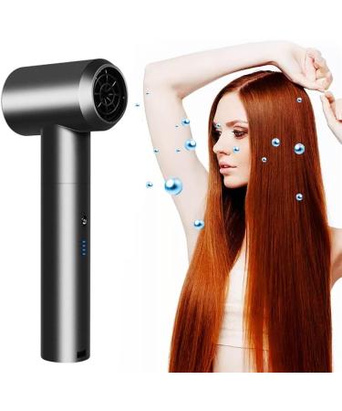 Portable Cordless Hair Dryer w/Hot & Cold Wind 20000mAh Hair Dryer for Women Infants Kids Outdoor Camping Beaches