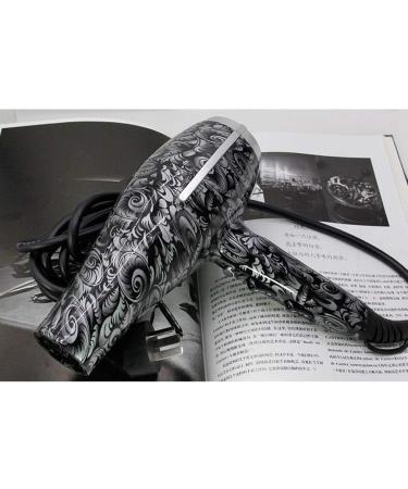 Hair Dryer Professional Ionic Hairdryer 2300W Salon Fast Blow Dryers 3 Heat 2 Speed Settings Low Noise Powerful AC Motor Powerful Quick Drying with Nozzle for Home and Salon Pattern Small Gift - Buy Online on GoSupps.com