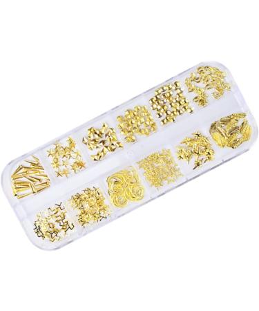 Healeved 3 Boxes Nail Decor Metal Flower Barrettes for Women Baby Silicone Shower Brush Rose Gold Spider Vein Nail Art Decoration Nail Gel Nail+polish Nail Art Ornaments Accessories Tool - Buy Online on GoSupps.com