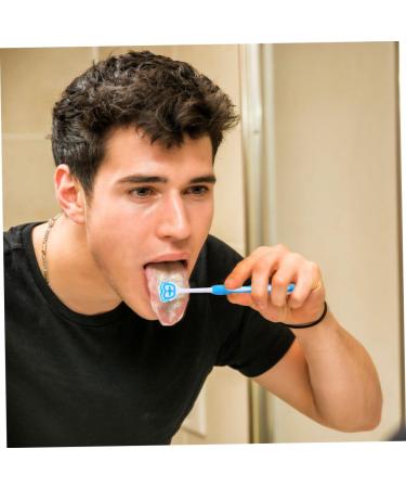 CLISPEED 12pcs Tongue Cleaning Brush - Metal Nanoplastic Scraper Colorful Oral Hygiene Tools (19.5x3x0.6cm) - Ship Worldwide! - Buy Online on GoSupps.com