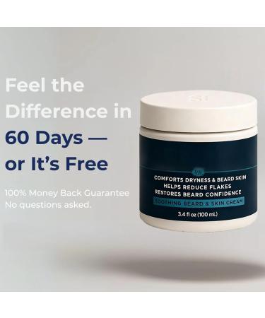 Beard Moisturizing Cream | Plant Extract Balm Men's Face and Beard Care Cream For Boyfriend Father Husband Birthday Santa Christmas Travel Home Bath - Buy Online on GoSupps.com