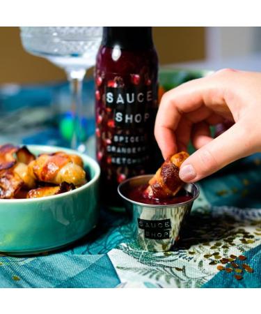Sauce Shop Spiced Cranberry Ketchup 260g | Festive Christmas Dinner Sauce | Ideal Stocking Filler - Buy Online on GoSupps.com