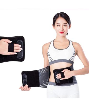 Samnuerly Adjustable Lumbar Support Belt for Men & Women - X-Large Vertebrae Relief with Removable Upholstery - Buy Online on GoSupps.com