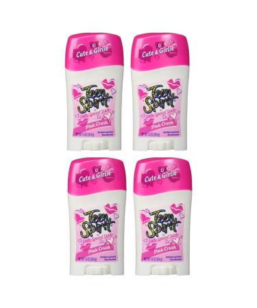 Teen Spirit Anti-Perspirant Deodorant Stick Pink Crush 1.40 oz (Pack of 4)