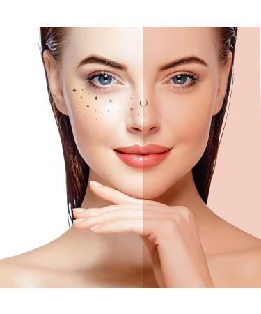 20-Piece Waterproof Temporary Freckle Tattoo Stickers - Natural Looking Henna Freckles for Men, Women, and Girls - Party Makeup Accessories - 5 Styles - Buy Online on GoSupps.com