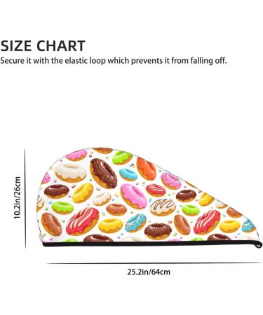 Color Donut Microfiber Hair Towel - Super Absorbent Coral Velvet Wrap for Women | Quick Dry Cap for Long Curly & Thick Hair - Buy Online on GoSupps.com