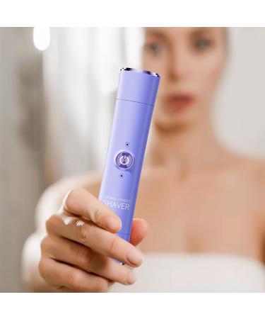Electric rat controller for women Bikini trimmer for intimate area ergonomic measuring device for intimate face legs eye brows Purple - Buy Online on GoSupps.com