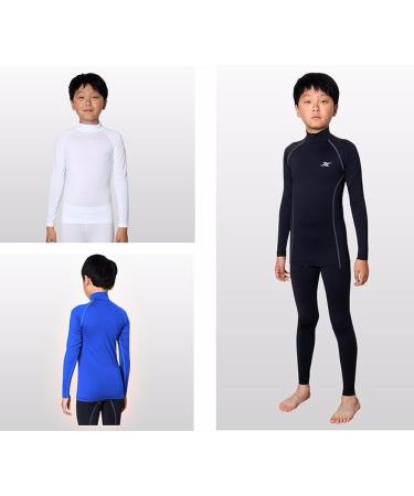 NLK Kids Thermal Mock Turtleneck Compression Top - Small Black | Base Layer for Warmth - Buy Online on GoSupps.com