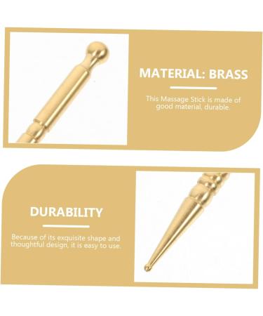 Buy Lurrose 3-Piece Muscle Pulling Rod & Facial Accessories for Foot & Hand Reflex Massage Acupuncture Pen & Brass Massage Tool International Shipping Available - Buy Online on GoSupps.com