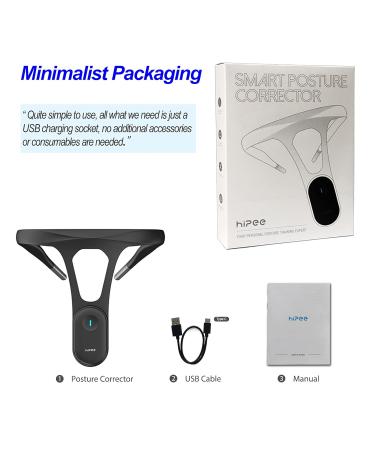 P1 Smart Posture Trainer & Corrector - Strapless Real-Time App Control Boost Health & Temperament (Black) - International Shipping Available - Buy Online on GoSupps.com