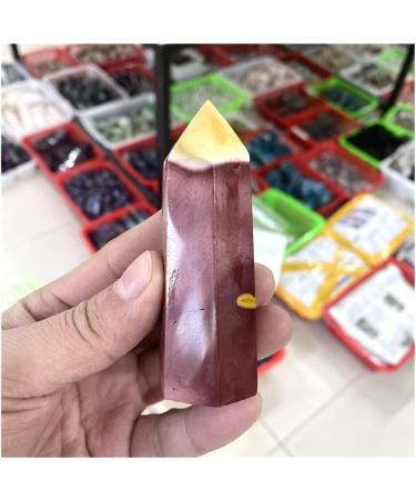 Fopure Natural Mocite Crystal Rod & Quartz Stone Gift | Reiki Home Decoration | Lucky Stones for Family - Buy Online on GoSupps.com
