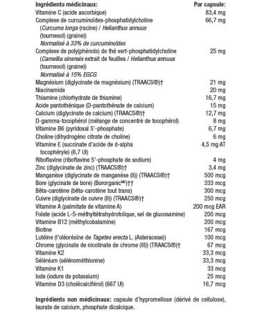 Thorne Multi-Vitamin Elite AM - Ideal multi-vitamin/mineral combination that supports a high performance nutrition program - 90 Capsules - Buy Online on GoSupps.com