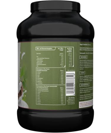 ZEC+ Nutrition Vegan Protein Powder for Women - 1000g Kokos Rice & Soy Protein Made in Germany | Ideal for Fitness & Sport Shakes - Buy Online on GoSupps.com