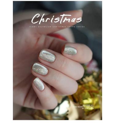Premium Pinni Gel Nail Polish Set - Magnetic Cat Eye Aurora Platinum Glitter - 5ml Semi-Permanent UV/LED Manicure | Ideal for Winter & Christmas - Buy Online on GoSupps.com