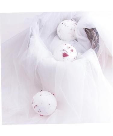  FOMIYES FOMIYES 2 Pieces Bath Ball Foaming Shower Steam Bombs Ball Shower Bombs Sparkling Bath Shower Bombs Natural Organic White Moisturize Sea Salt - Buy Online on GoSupps.com