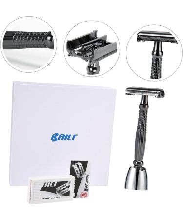 Minkissy Manual Mustache Razor Set - Women's Safety Facial Razor with Double-Edged Blades - Buy Online on GoSupps.com