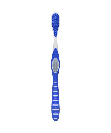 Colgate 360 Total Soft Toothbrush with Tongue & Cheek Cleaner - Soft Bristles for Ultimate Oral Care | Shop Internationally - Buy Online on GoSupps.com