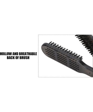 Qivine Clamp Hair Brush Straightener | Double-Sided Anti-Static Brush for Effortless Smoothing & Straightening - Ideal for Women - Buy Online on GoSupps.com