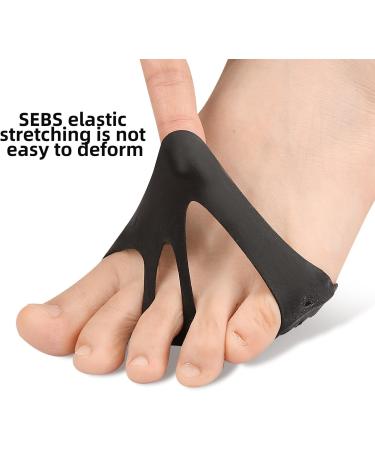 Metatarsal Pads - 4 Pairs Ball of Foot Cushions for Pain Relief | Bunion & Forefoot Foot Pads for Men & Women - Comfort & Support (Black - Buy Online on GoSupps.com