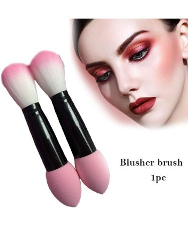 Professional Cosmetic Tool Double head Sponge Blusher brush Foundation Makeup Face Powder - Buy Online on GoSupps.com