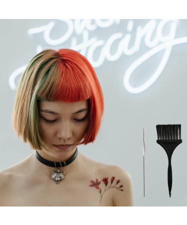 MENYIIYDS 5-Part Hair Dye Kit | DIY Hair Dye Tools with Brush Highlighting Cap Gloves & Scarf - Buy Online on GoSupps.com