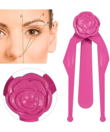 Eyebrow Makeup Ruler eyebrow ruler 1 Piece Permanent Makeup Symmetrical Measuring Guide Eyebrow Measuring Tool for Women (Rose Red) - Buy Online on GoSupps.com
