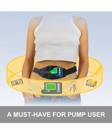 Insulin Pump Belt for Tandem t Slim/X2 - No-Bounce Holder, Adjustable Waist Pouch for Diabetic Needs - Buy Online on GoSupps.com