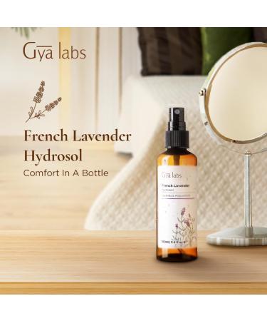 Gya Labs Lavender Spray - 100ml Hydrosol for Skin, Face, and Pillow - Essential Oil Body Mist - Buy Online on GoSupps.com