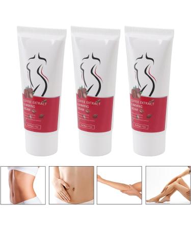 Cellulite Fat Burning Cream Coffee Extract Slimming Cream for Calorie Burn Skin Revitalization and Moisturizing 60g (3 Pack) with Healthy Look - Buy Online on GoSupps.com