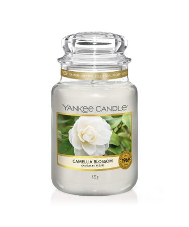 Yankee Candle fragrance candle |Camellia Blossom |Burning time up to 150 hours |Garden hideaway collection large candle in the glass large candle in the glass of Camellia Blossom - Buy Online on GoSupps.com