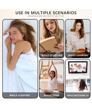 Gosuoa Women Heatless Curling Rod Rollers - DIY Soft Foam Silk Curls Headband for Natural Hair - Pink - Buy Online on GoSupps.com