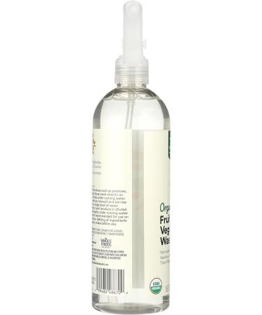 Whole Foods Market Organic Fruit & Vegetable Wash 16 Fl Oz - Best Produce Cleaner for Healthy Eating - Buy Online on GoSupps.com
