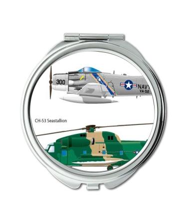 YENDOSTEEN military aircraft pictures free Mirror Compact Mirror street fighter cosplay pocket mirror portable mirror