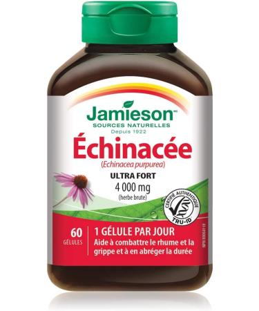 Jamieson Echinacea 4 000 mg & Black Elderberry Herbal Supplement + Jamieson Black Elderberry - Buy Online on GoSupps.com