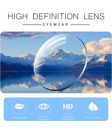 Rimless Clear Bifocal Reading Glasses - Blue Light Blocking Lightweight Unisex Eyewear | Reduce Eyestrain with 1.5X Magnification - Buy Online on GoSupps.com