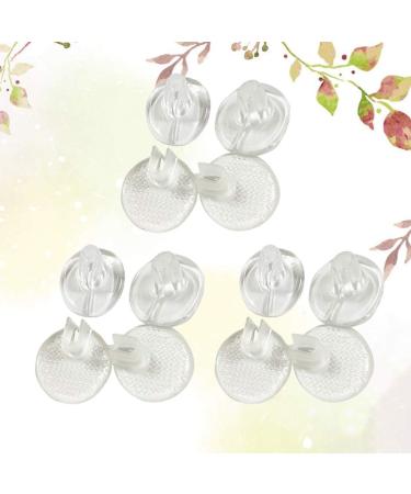 Healifty Transparent Split Toe Cushion Silicone Flip Flops Foot Pad - 6 Pairs | Home Outdoor Comfort - Buy Online on GoSupps.com